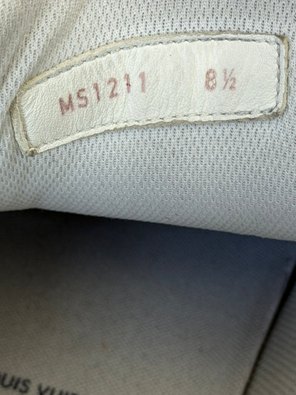 Louis Vuitton Black & White Denim Monogram Trainers