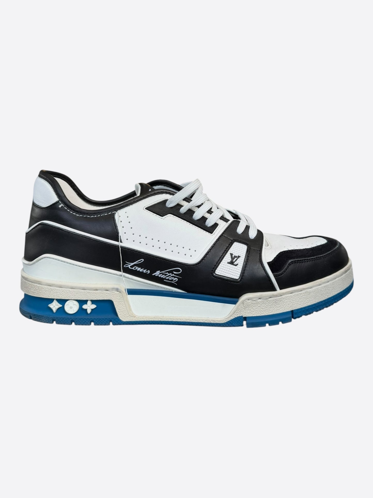 Louis Vuitton Black & White Prism Trainers