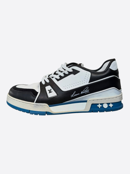 Louis Vuitton Black & White Prism Trainers