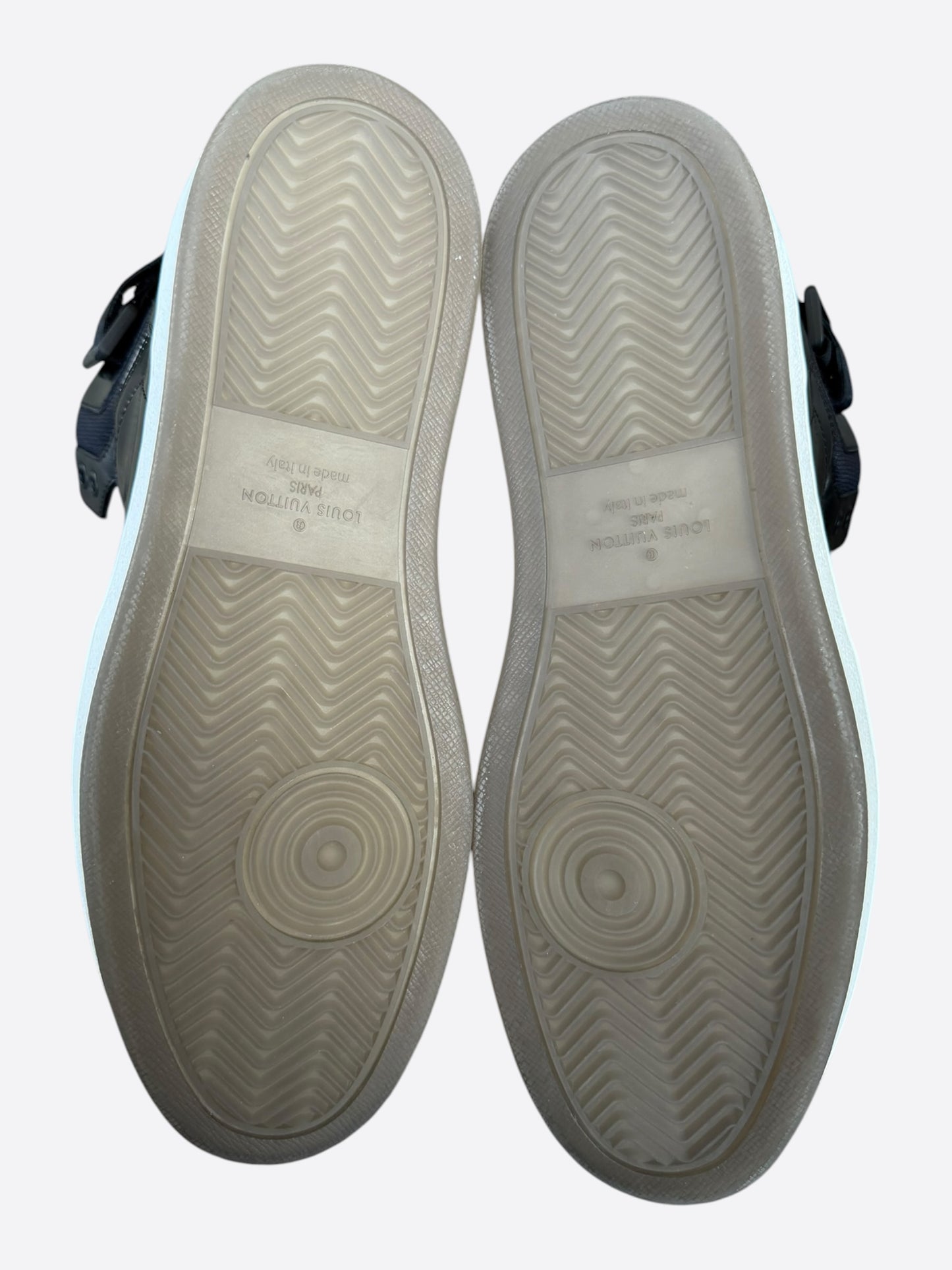 Louis Vuitton Black Monogram Rivoli High Top Sneakers