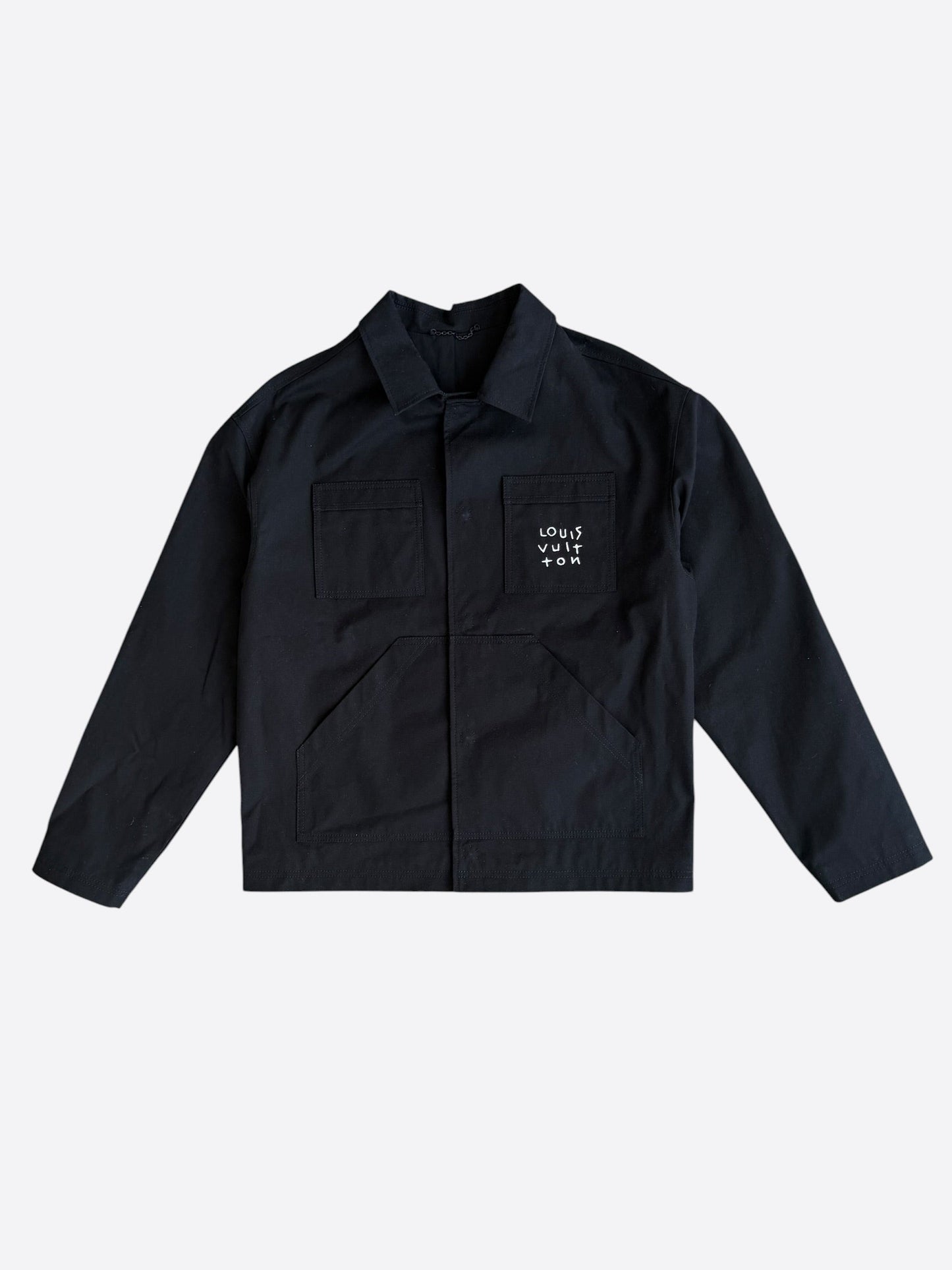 Louis Vuitton Black & White LV Spread Work Jacket