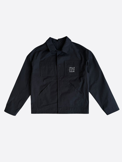 Louis Vuitton Black & White LV Spread Work Jacket