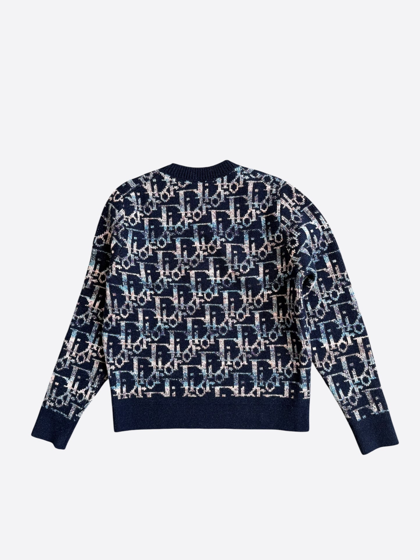 Dior Navy Oblique Wool Sweater