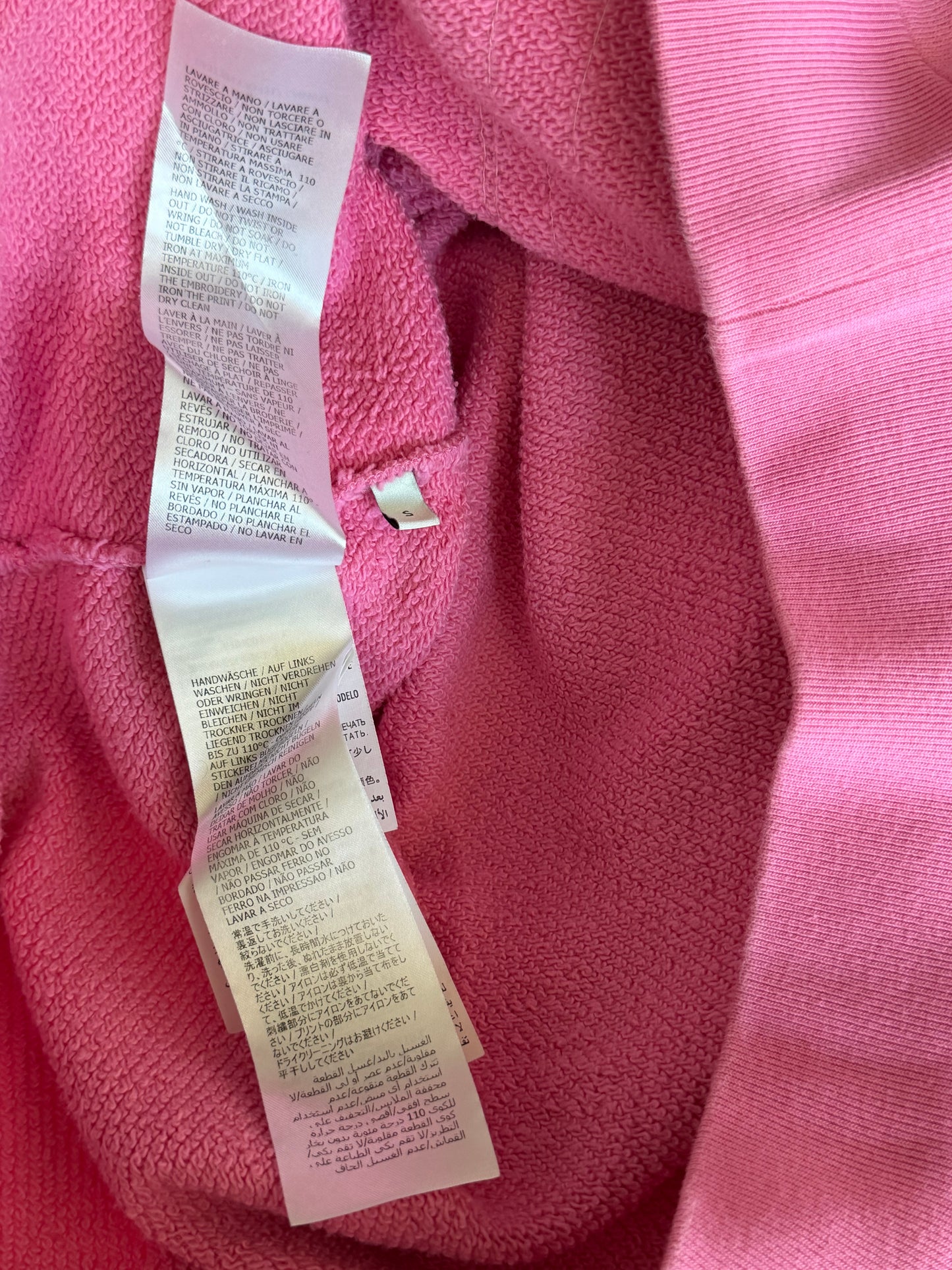 Gucci Pink Apple Sequin Logo Hoodie