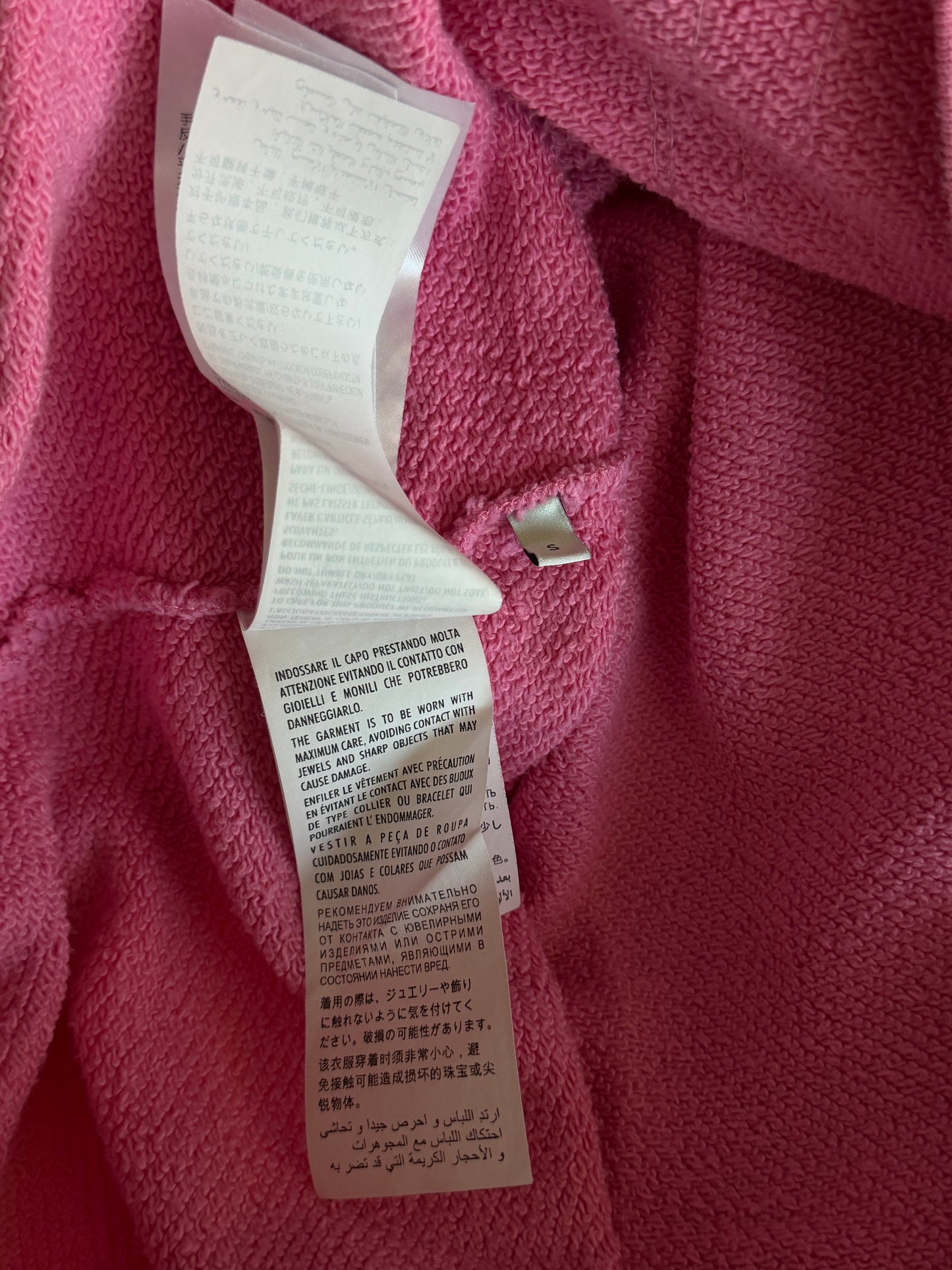 Gucci Pink Apple Sequin Logo Hoodie