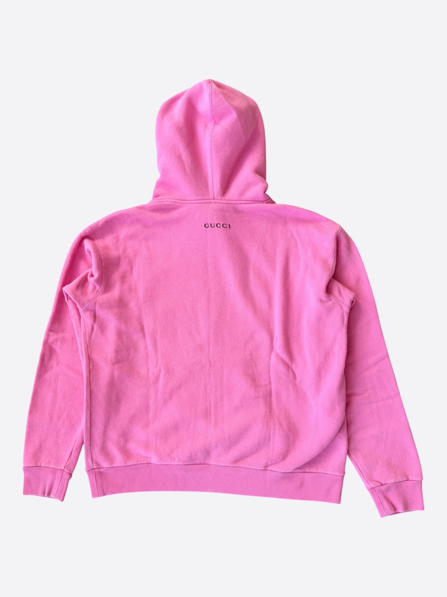Gucci Pink Apple Sequin Logo Hoodie
