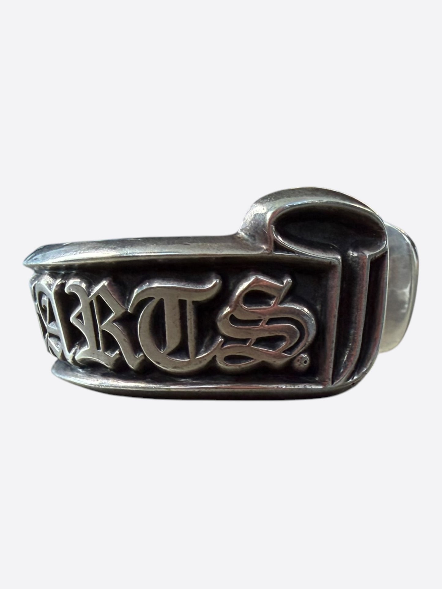 Chrome Hearts Silver Scroll Cuff Bracelet
