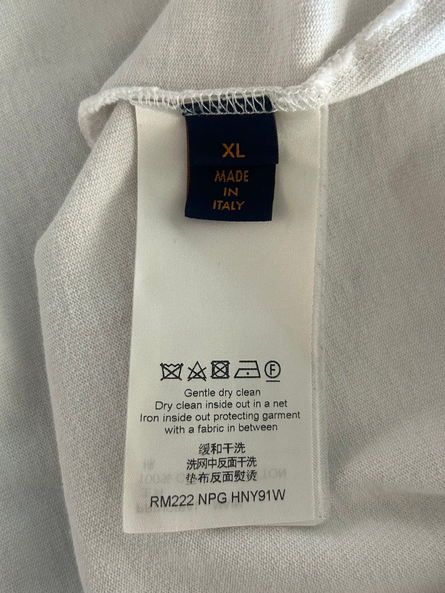 Louis Vuitton White Flower Tapestry T-Shirt