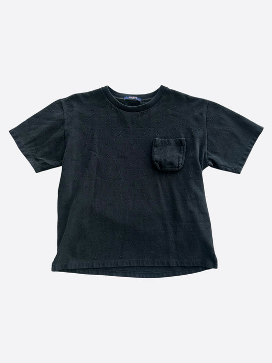 Louis Vuitton Black Monogram Pocket T-Shirt