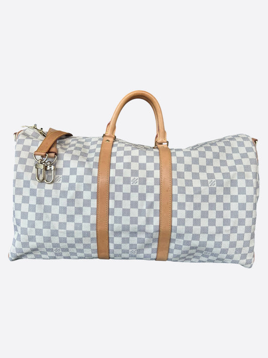 Louis Vuitton Damier Azur Keepall 55
