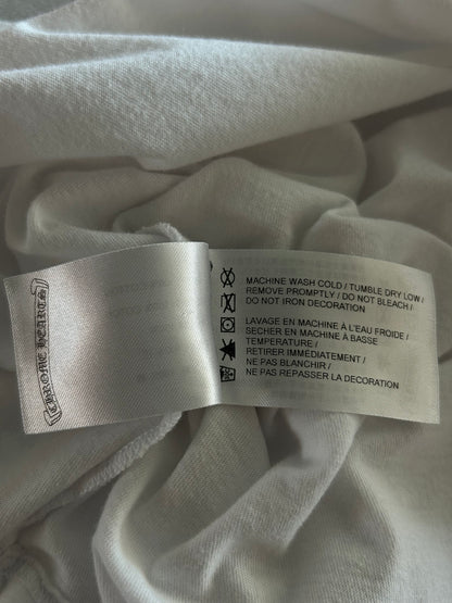 Chrome Hearts White & Red NY Longsleeve T-Shirt