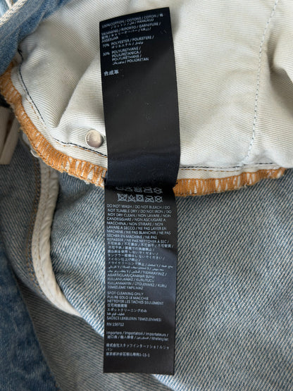 Amiri Light Indigo & White Patch MX1 Jeans