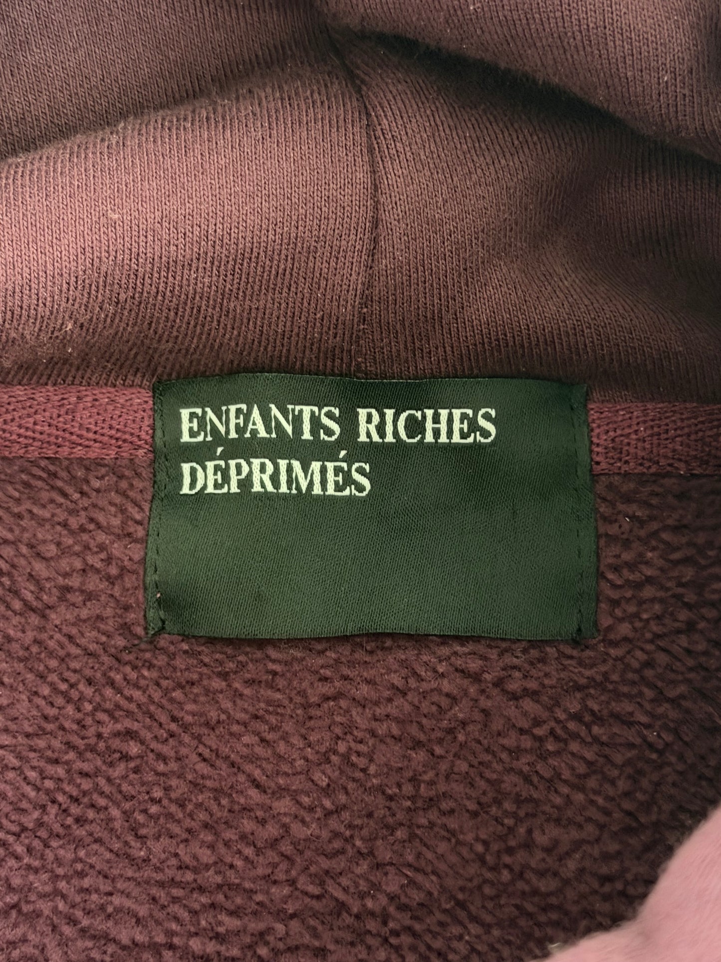 Enfants Riches Deprimes Red & White Remember When Graphic Hoodie