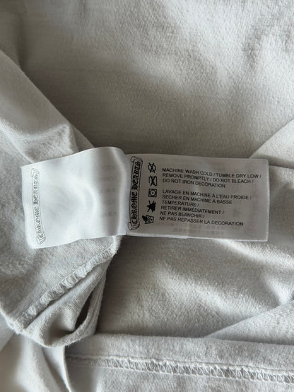 Chrome Hearts White & Purple Neck Logo T-Shirt