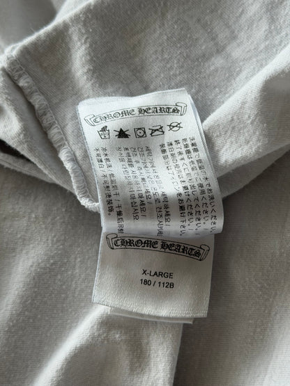 Chrome Hearts White & Purple Neck Logo T-Shirt