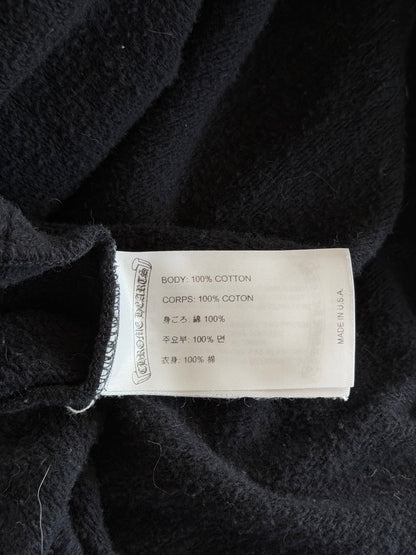 Chrome Hearts Black & White Script Logo Hoodie
