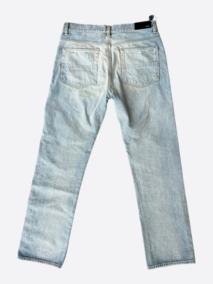Amiri Light Indigo & White Patch MX1 Jeans