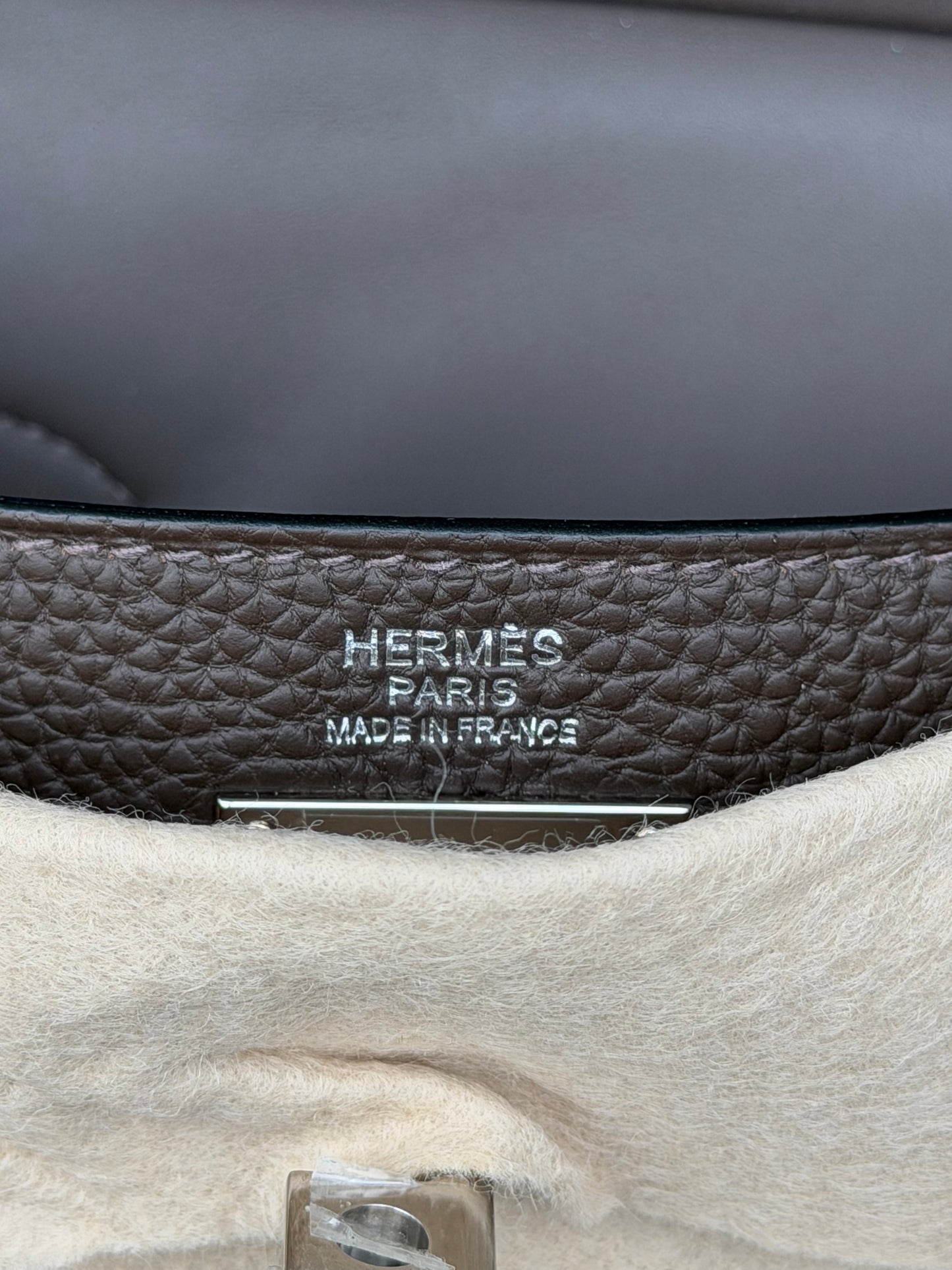 Hermes Brown HAC A Dos Crossbody Backpack
