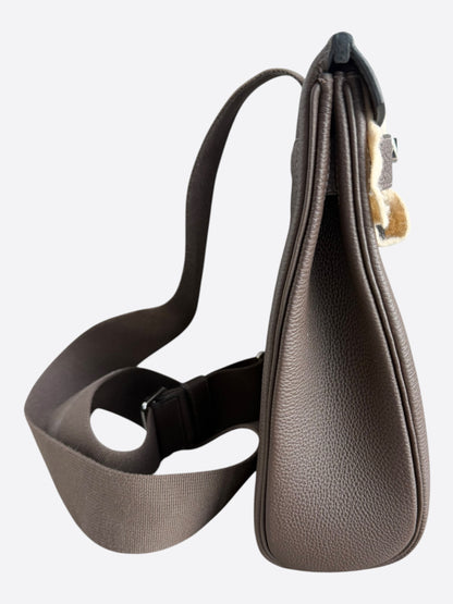 Hermes Brown HAC A Dos Crossbody Backpack