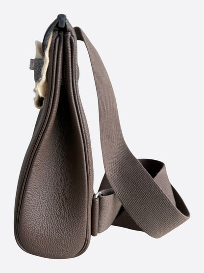 Hermes Brown HAC A Dos Crossbody Backpack