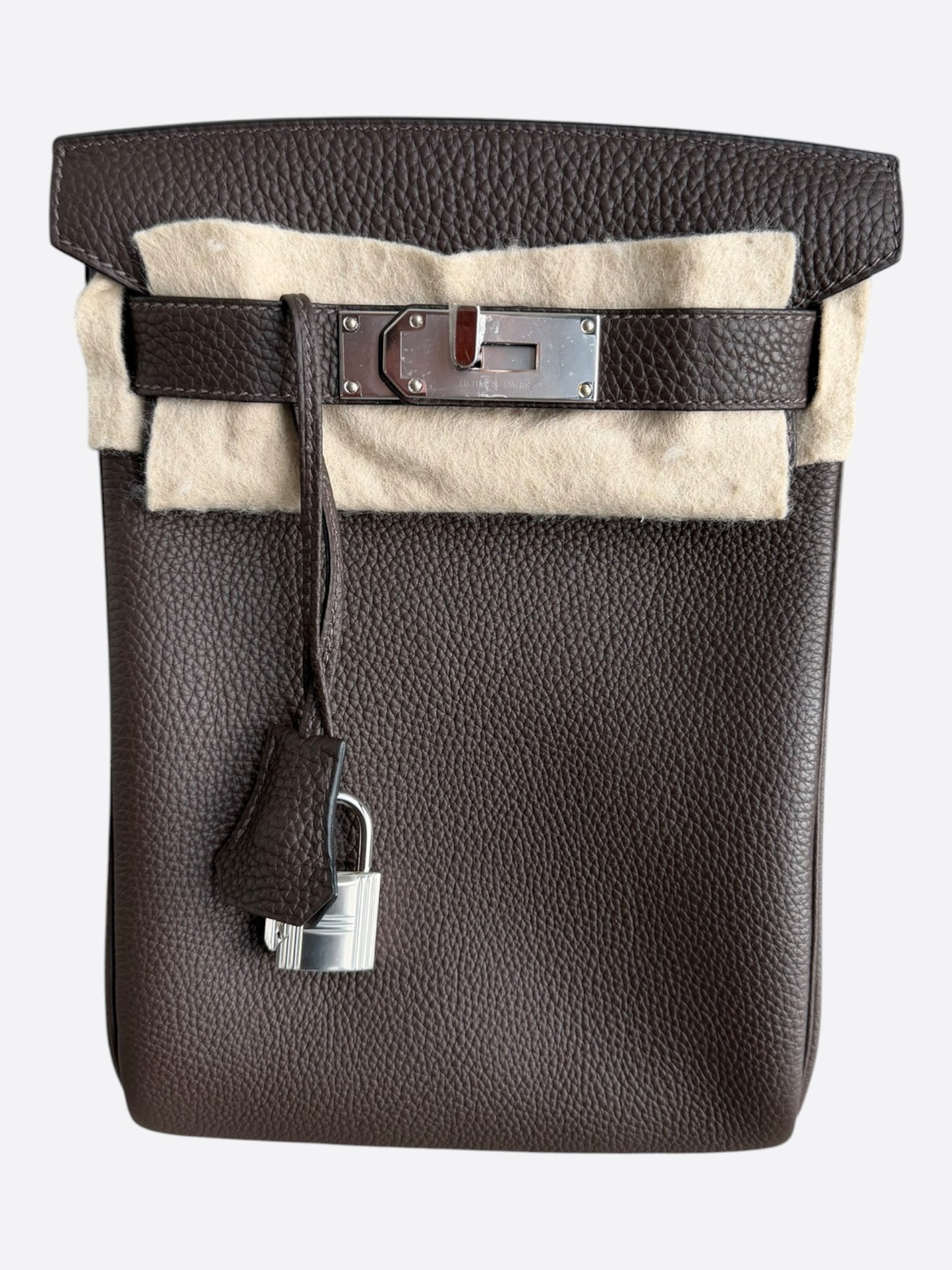 Hermes Brown HAC A Dos Crossbody Backpack