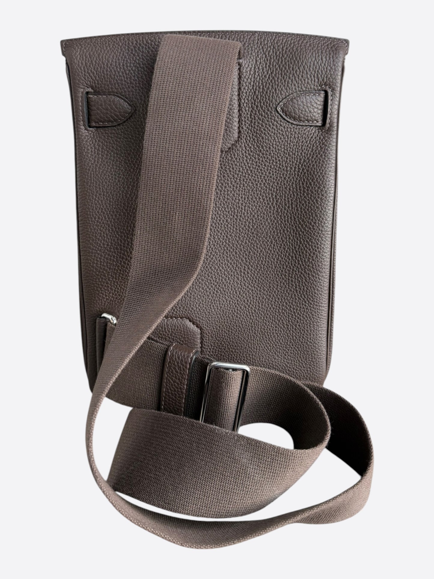 Hermes Brown HAC A Dos Crossbody Backpack