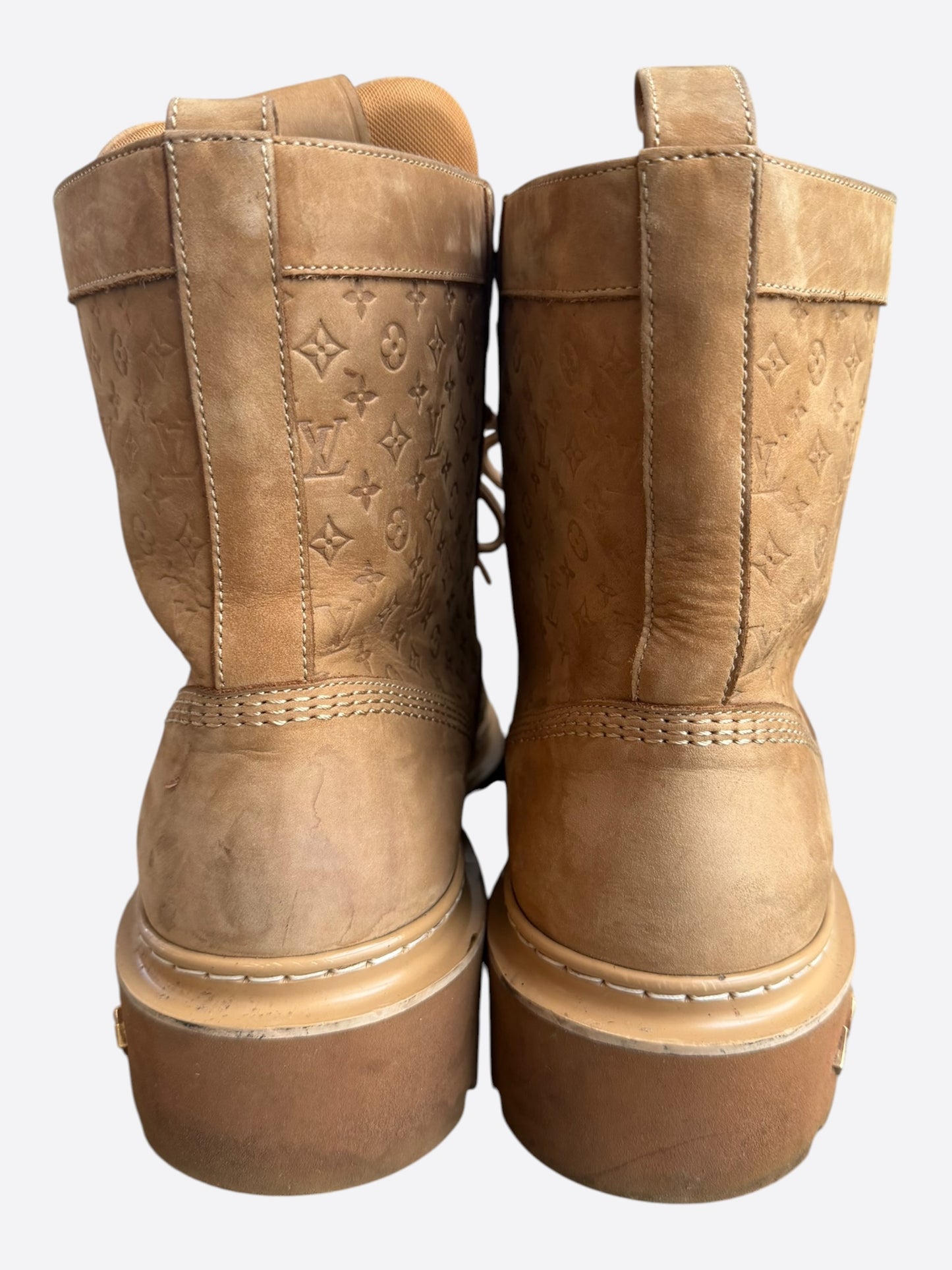 Louis Vuitton Brown Monogram Ranger Boots