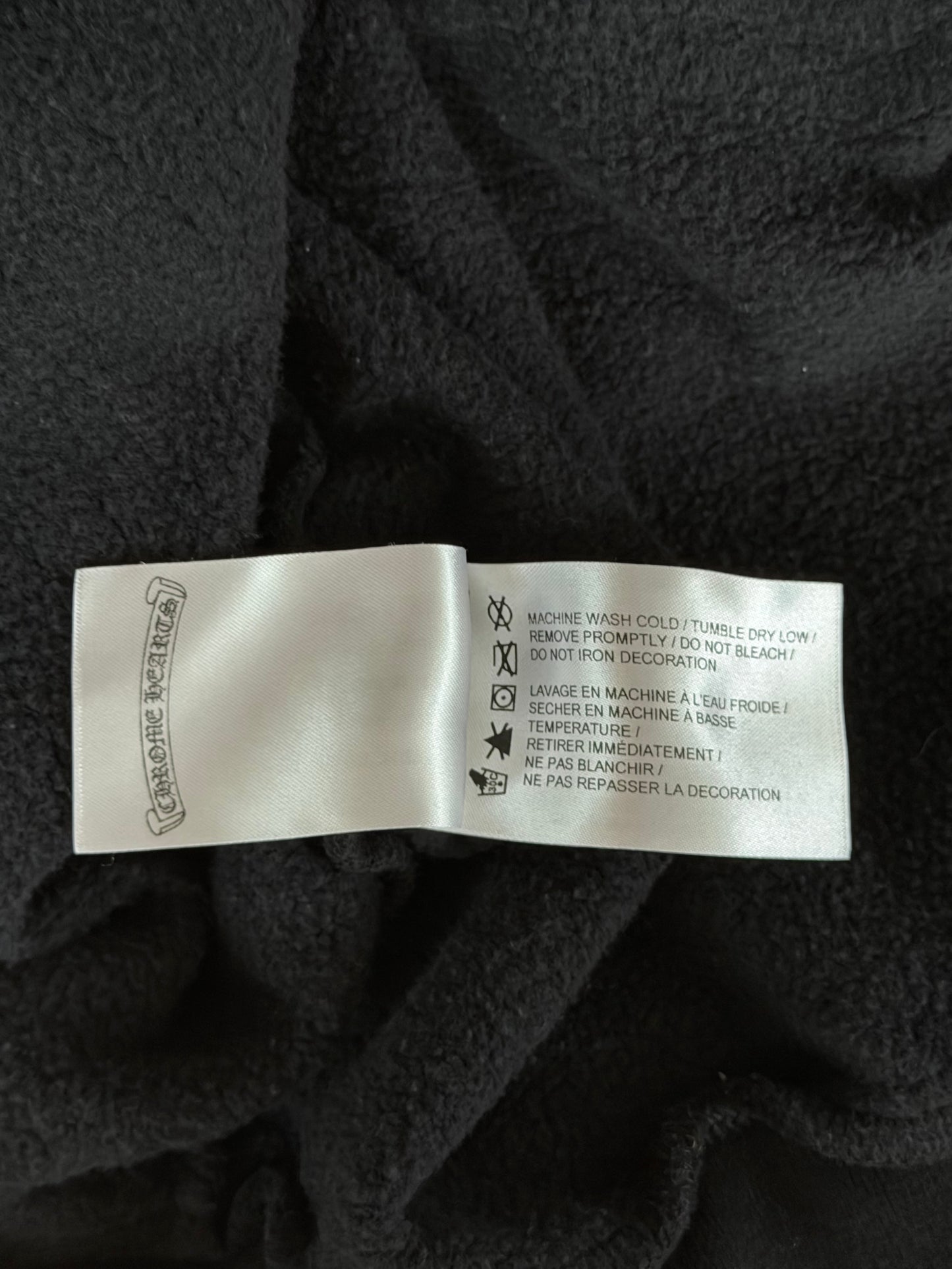 Chrome Hearts Black & Pink Online Exclusive Horseshoe Logo Hoodie