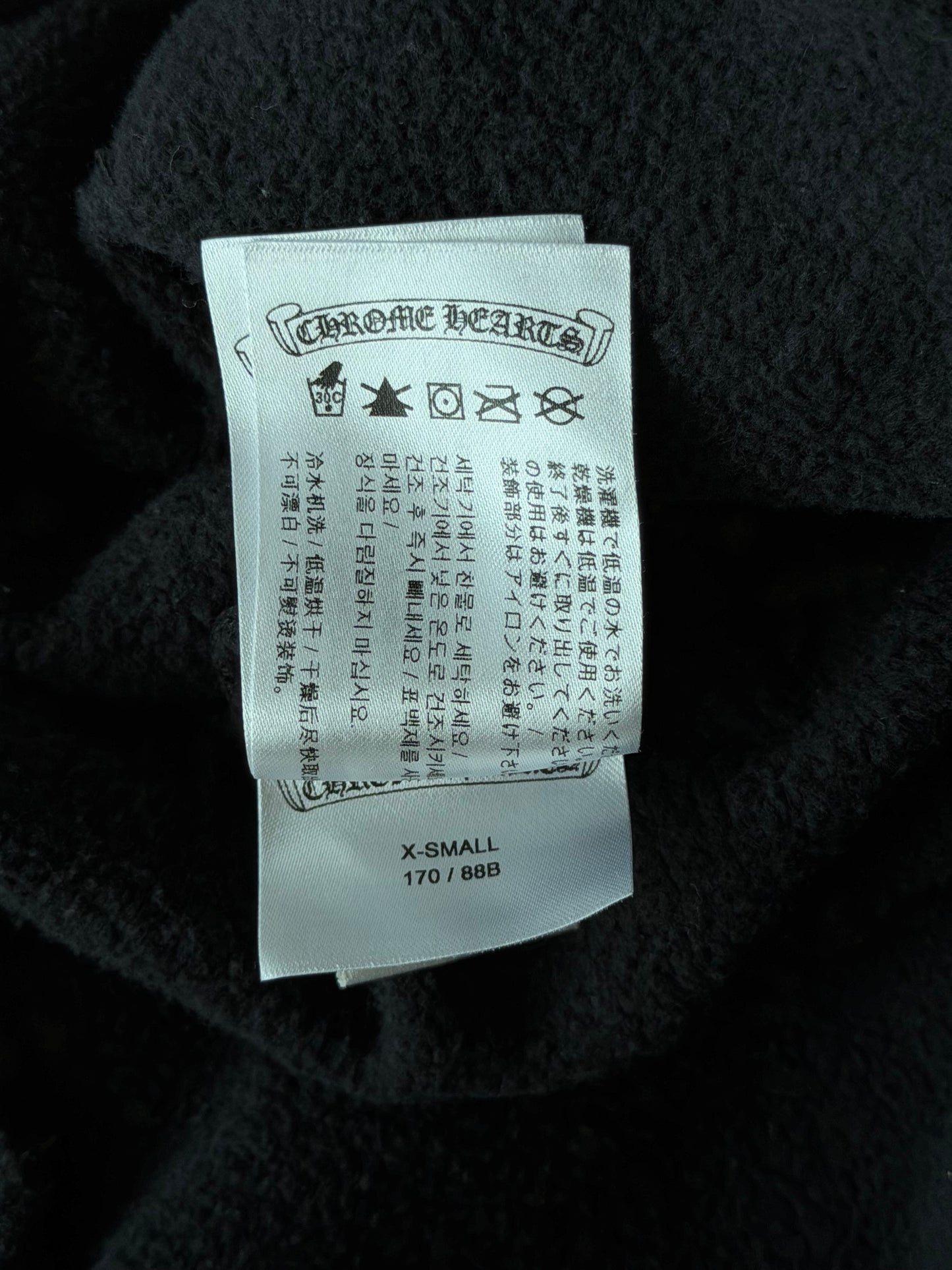 Chrome Hearts Black & Pink Online Exclusive Horseshoe Logo Hoodie