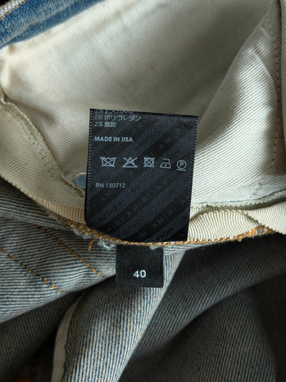 Amiri Clay Indigo & Black Patch MX1 Jeans