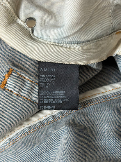 Amiri Clay Indigo & Black Patch MX1 Jeans