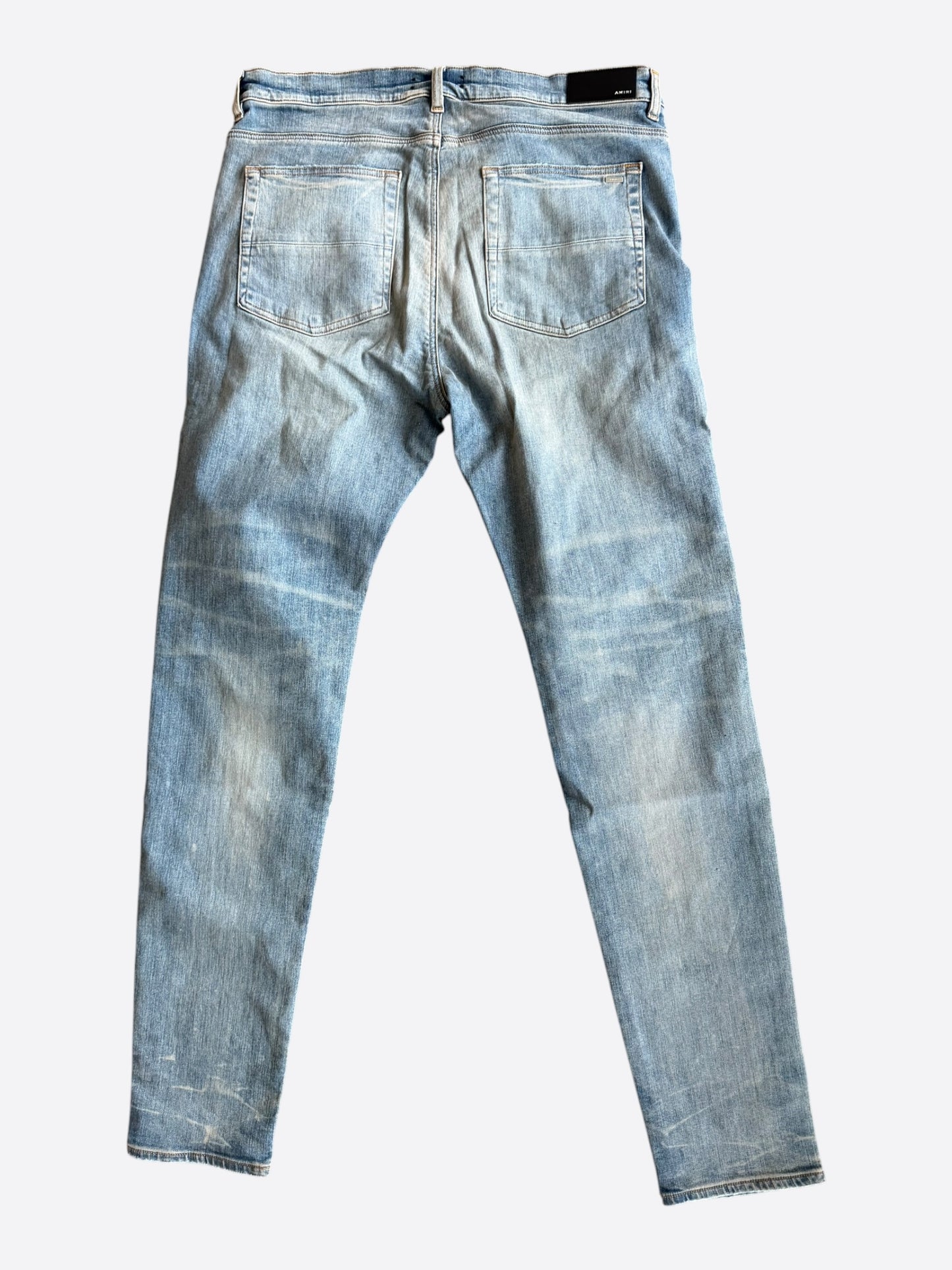 Amiri Clay Indigo & Black Patch MX1 Jeans