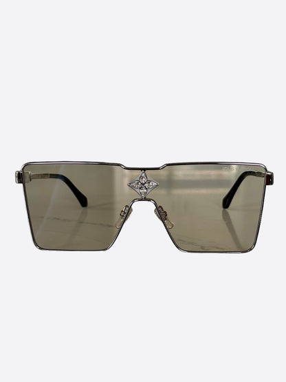 Louis Vuitton Silver Cyclone Metal Sunglasses