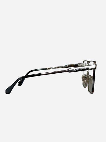 Louis Vuitton Silver Cyclone Metal Sunglasses