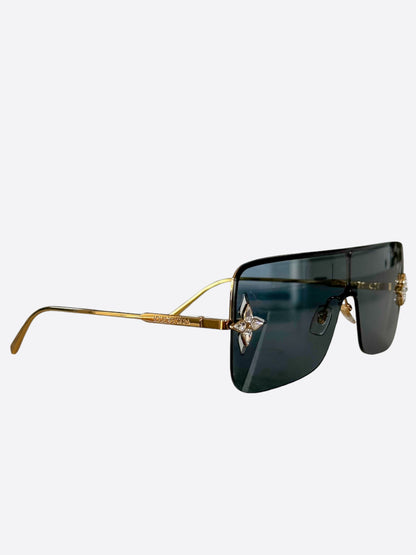 Louis Vuitton Gold Starlight Sunglasses