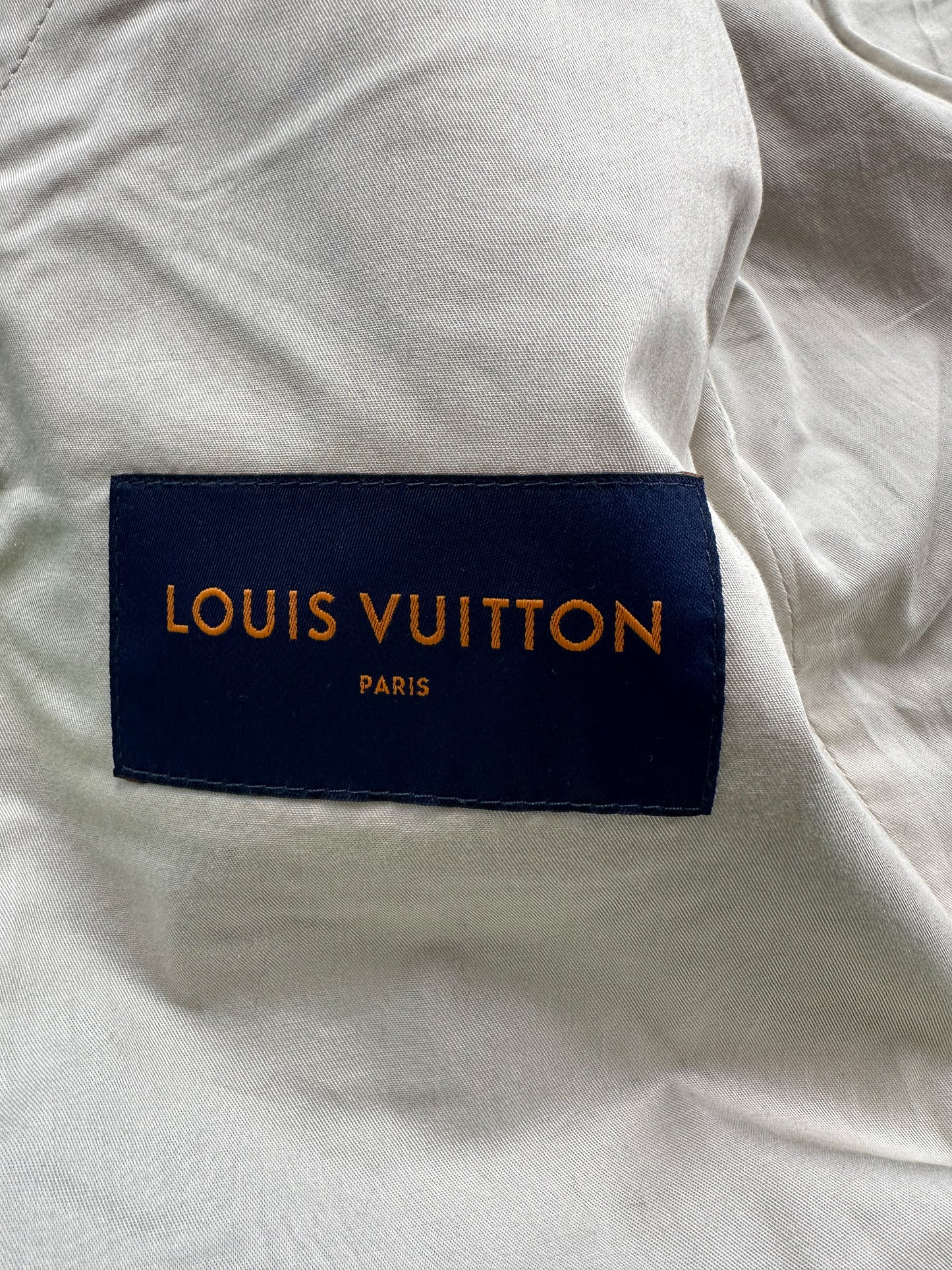 Louis Vuitton Green Monogram Shearling Workwear Jacket