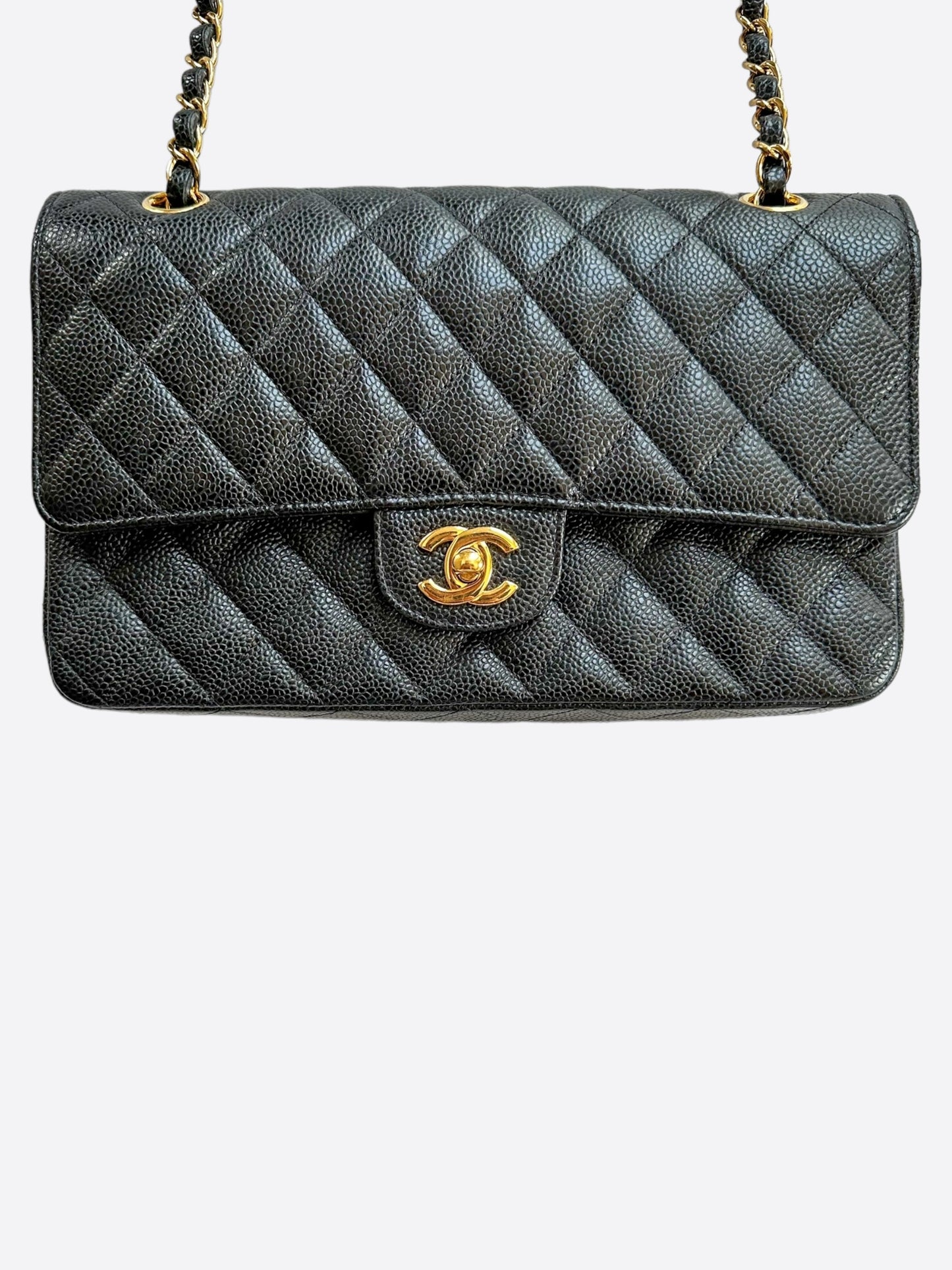 Chanel Black Caviar Medium Flap Bag