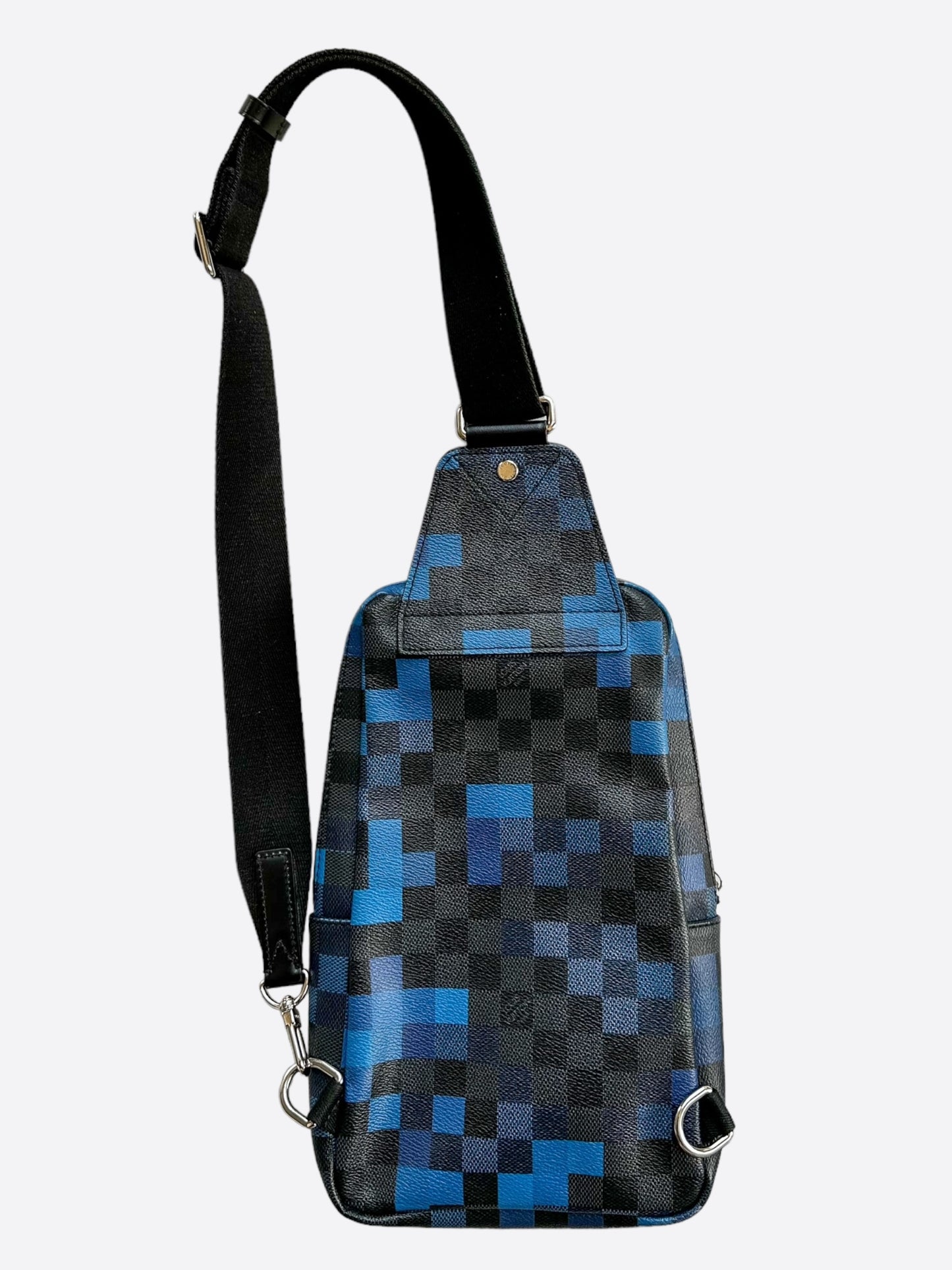 Louis Vuitton Blue Pixel Damier Avenue Sling