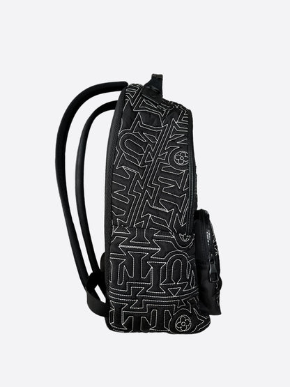 Louis Vuitton Black & White Snow Capsule Backpack