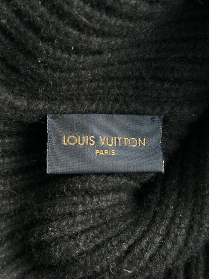 Louis Vuitton Black Ahead Logo Beanie