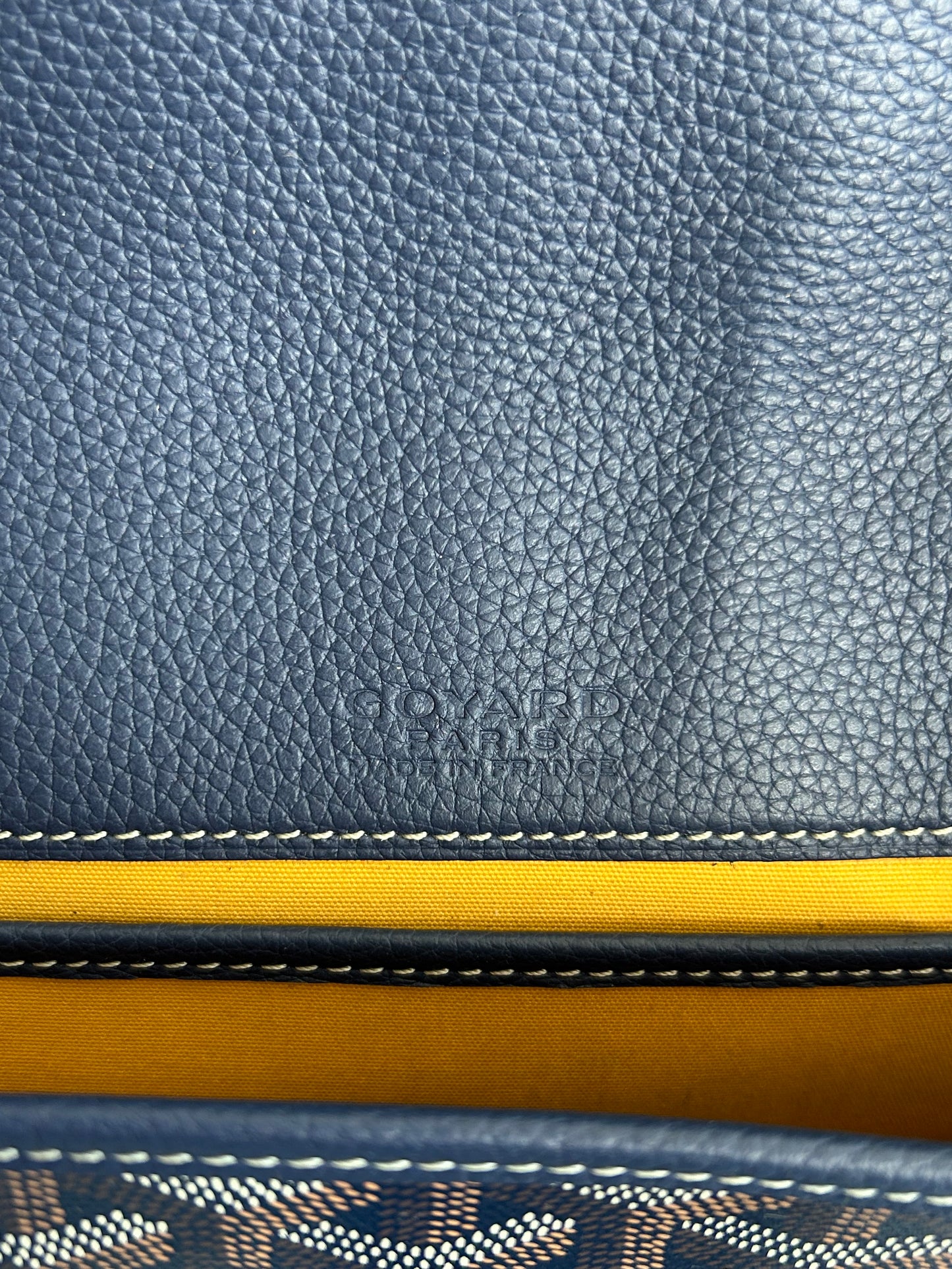 Goyard Navy Belvedere MM Messenger Bag
