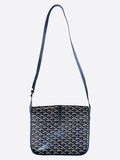 Goyard Navy Belvedere MM Messenger Bag