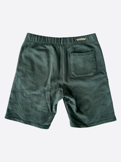Chrome Hearts Green & White Embroidered Shorts