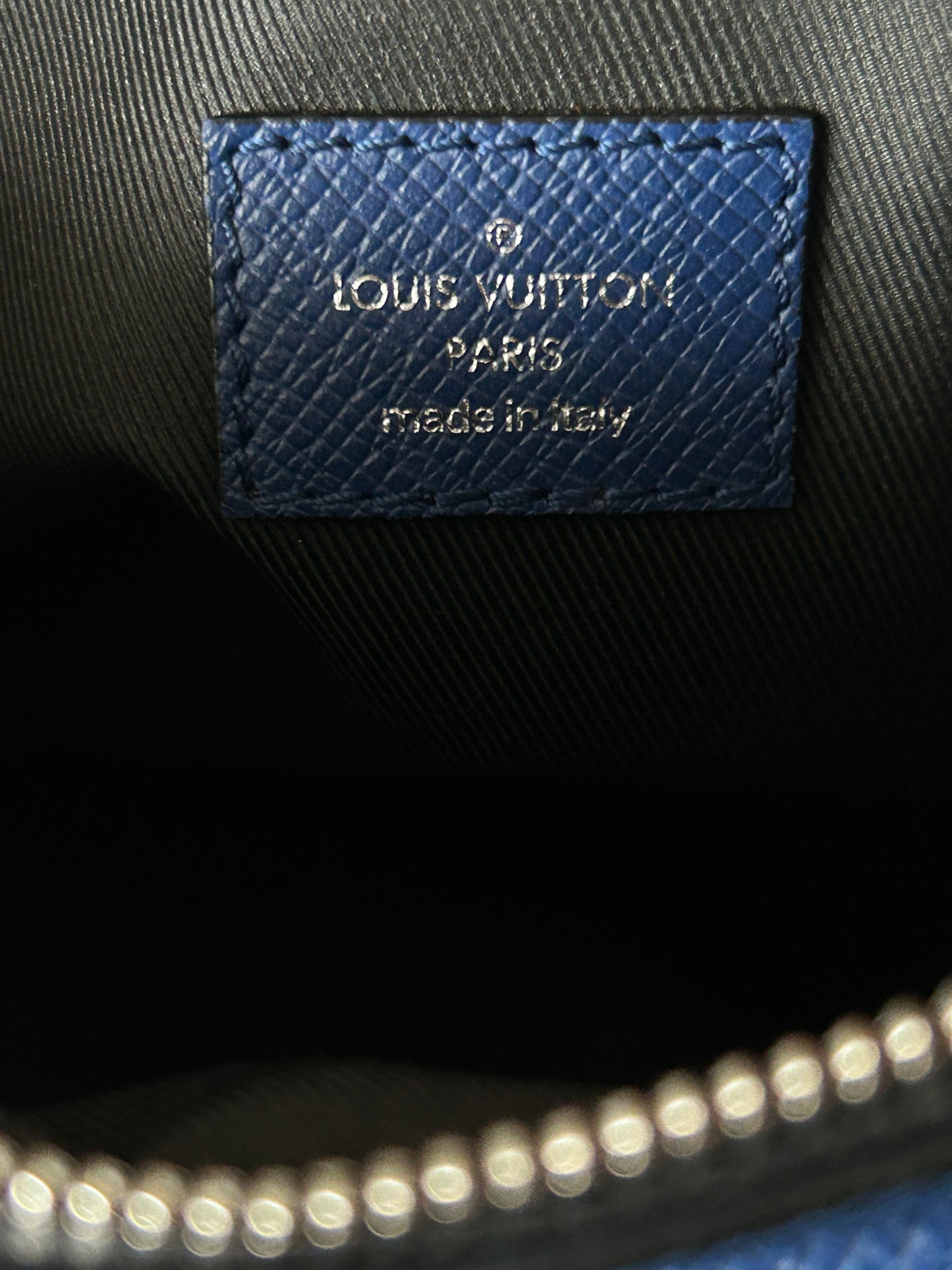 Louis Vuitton Blue Taigarama Monogram Outdoor Messenger Bag