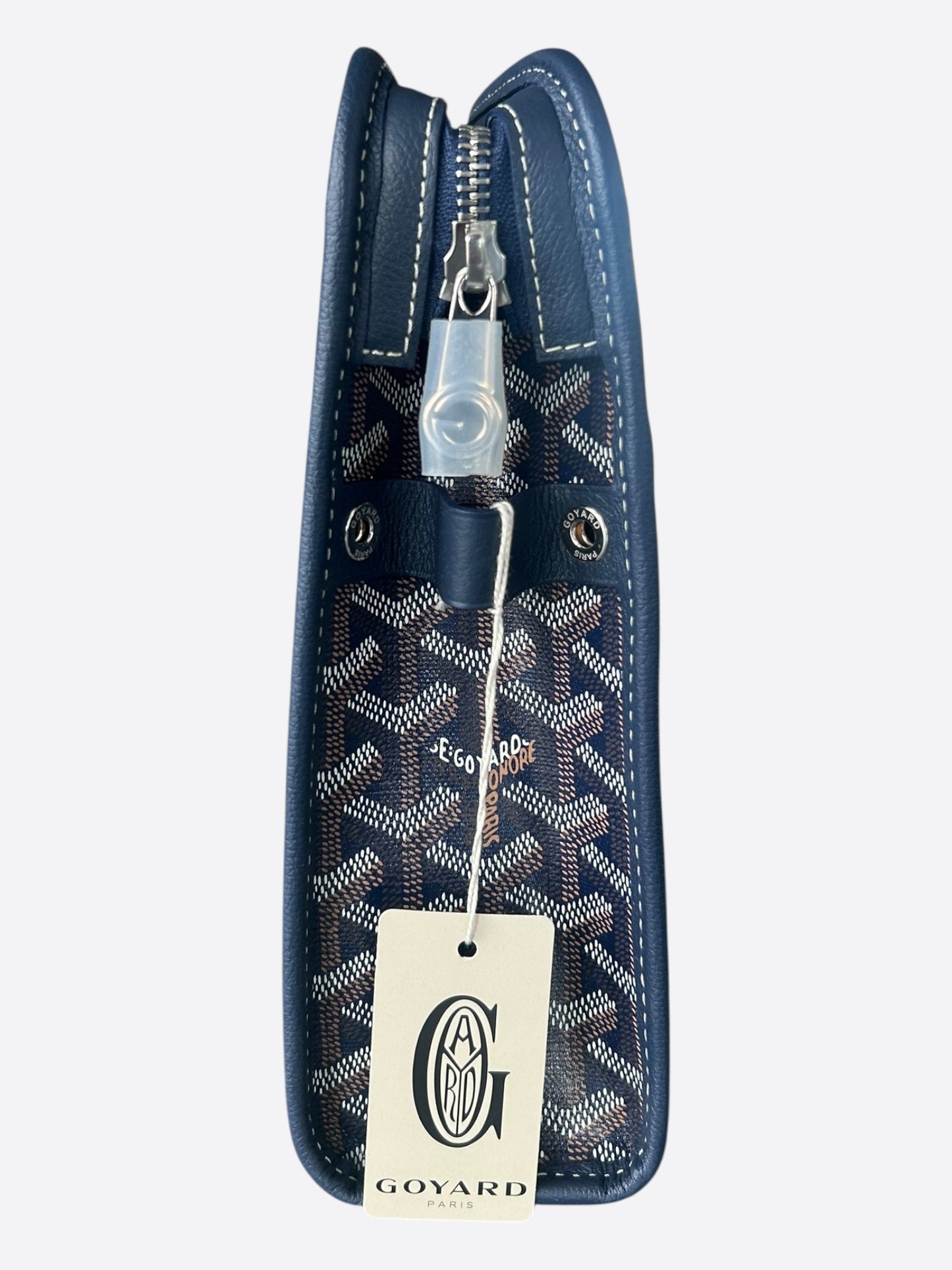 Goyard Navy Jouvence GM Toiletry Bag