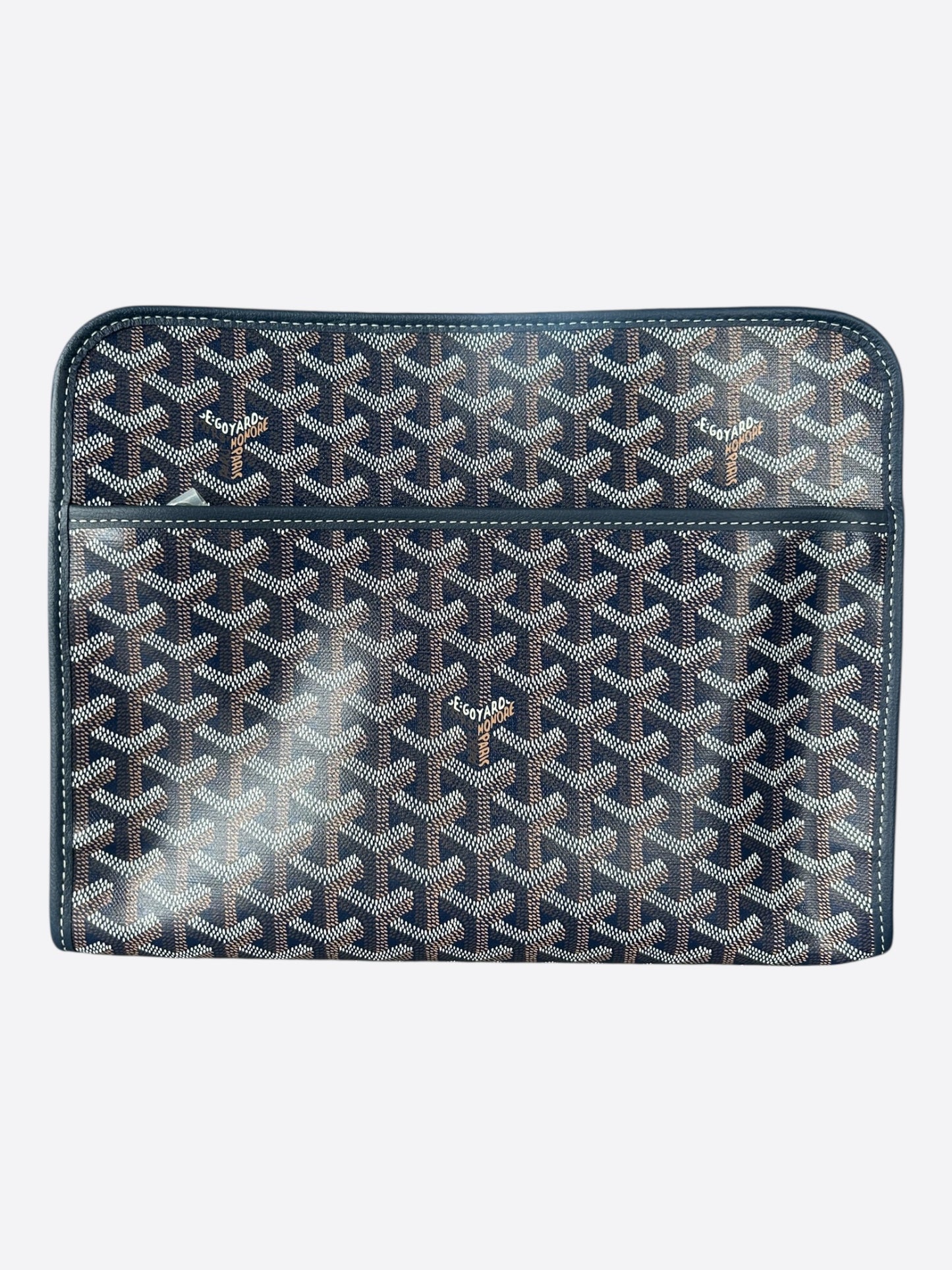 Goyard Navy Jouvence GM Toiletry Bag