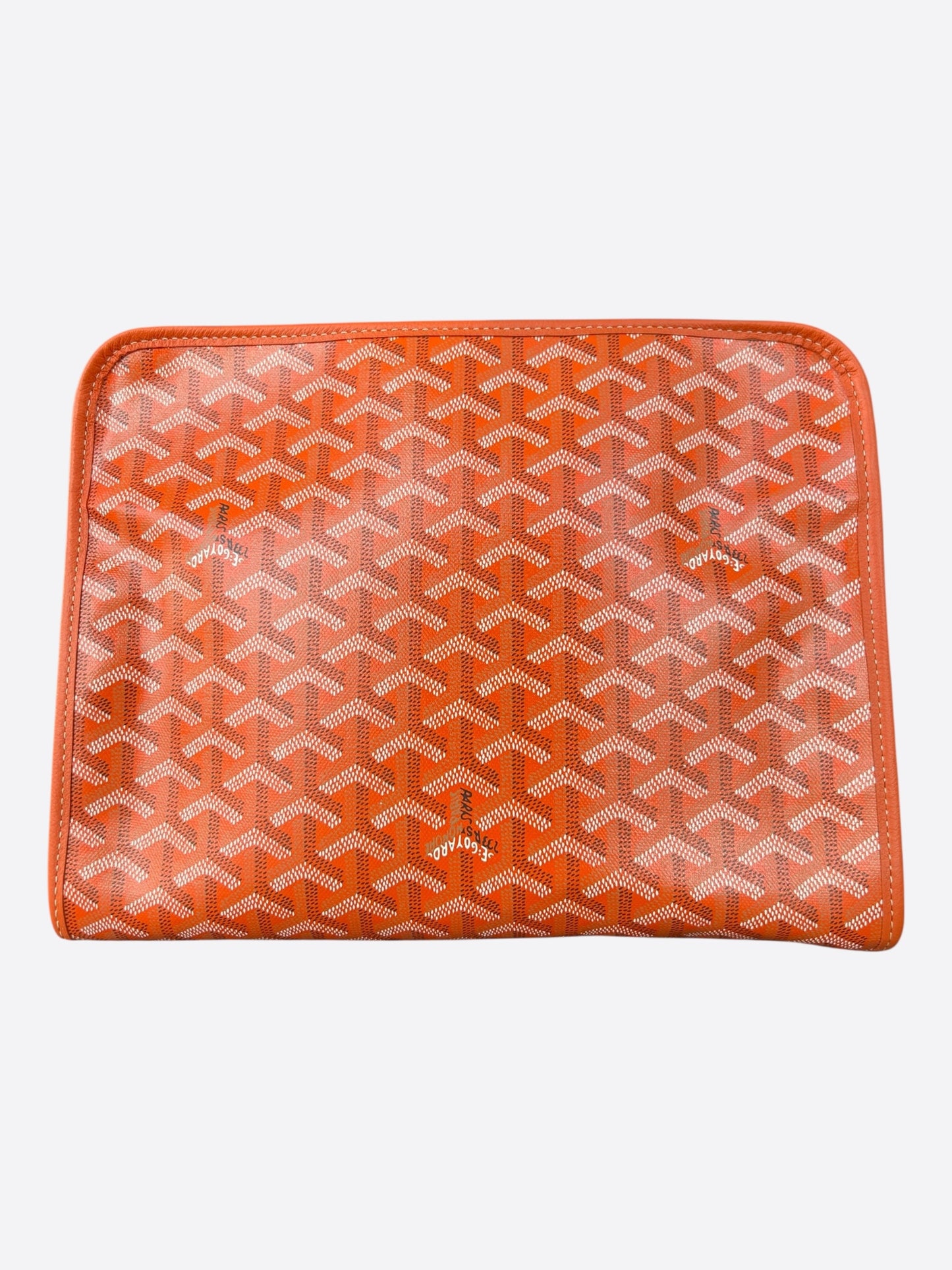 Goyard Orange Jouvence GM Toiletry Bag