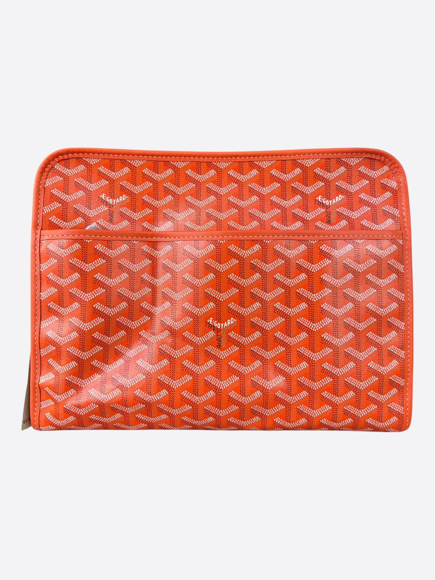 Goyard Orange Jouvence GM Toiletry Bag