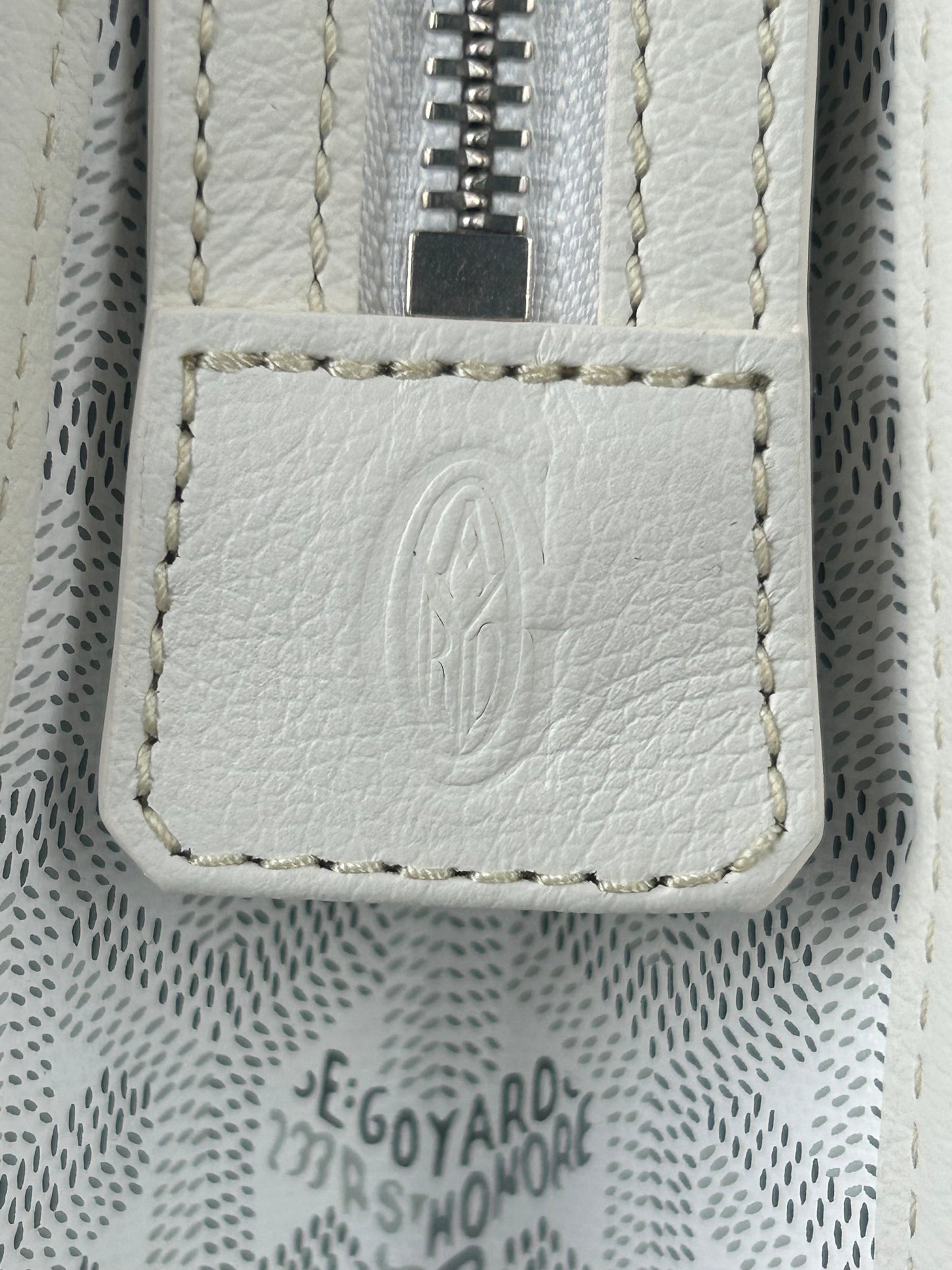 Goyard White Jouvence GM Toiletry Bag