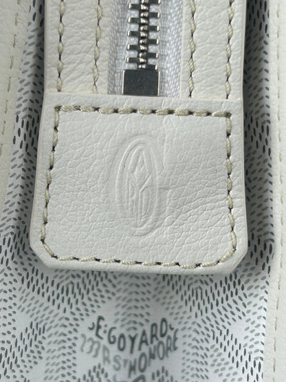 Goyard White Jouvence GM Toiletry Bag